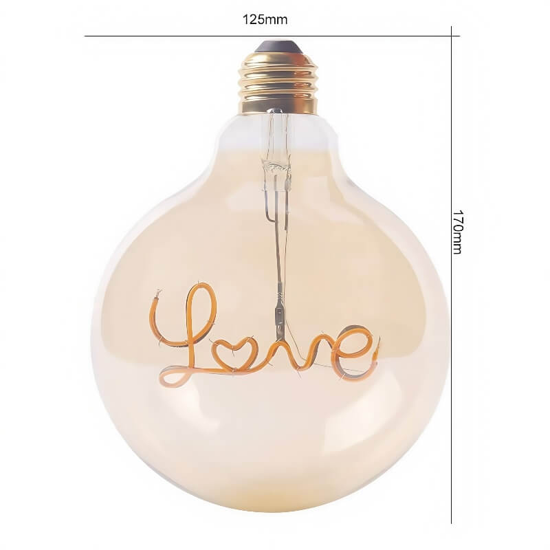 g125 letter bulb diamater 125mm