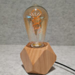 st64 lamp with wood stand