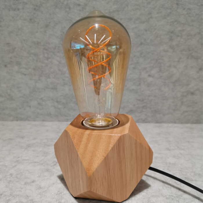 st64 lamp with wood stand