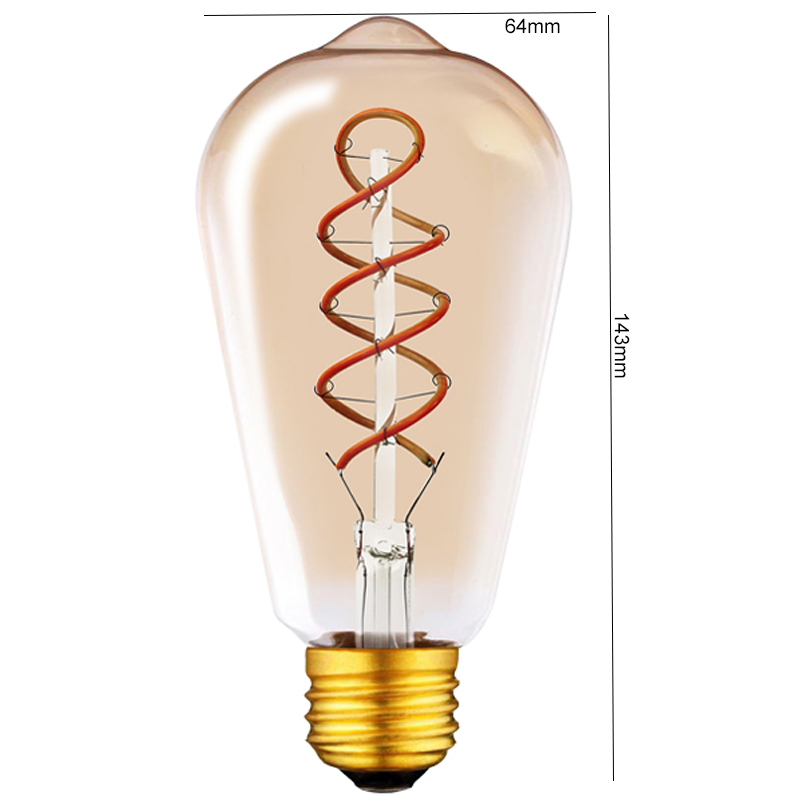 st64 light bulb diamater