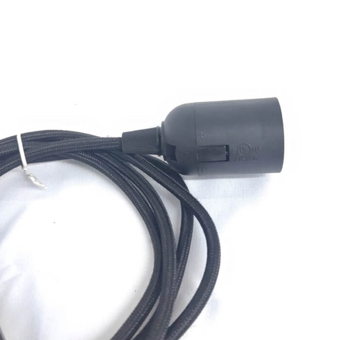 e26 socket black cable cord