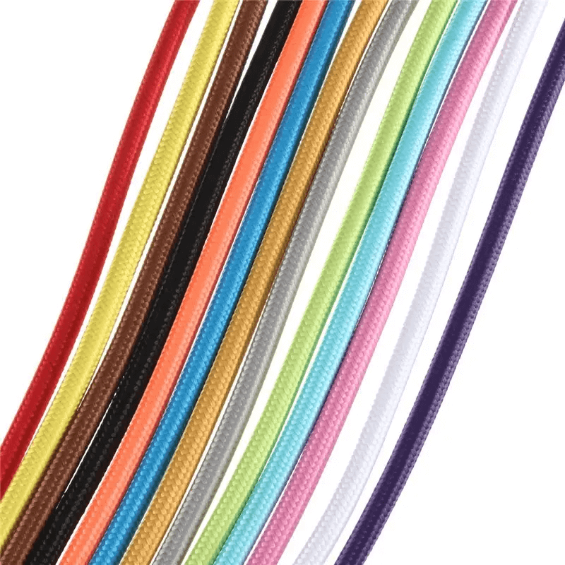 fabric cable colorful