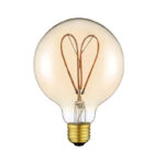 g125 heart bulb filament