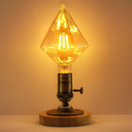 алмазная лампочка осветляет