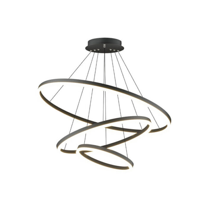 balck ceiling chandelier