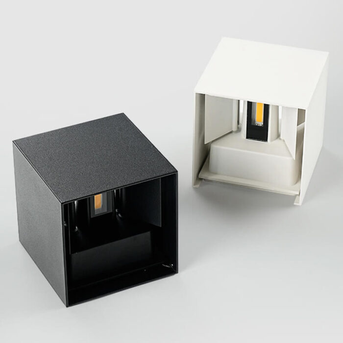 balck white wall light