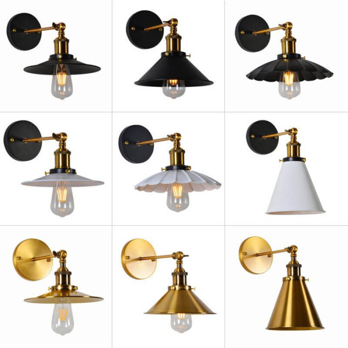 metal shade light wall collection