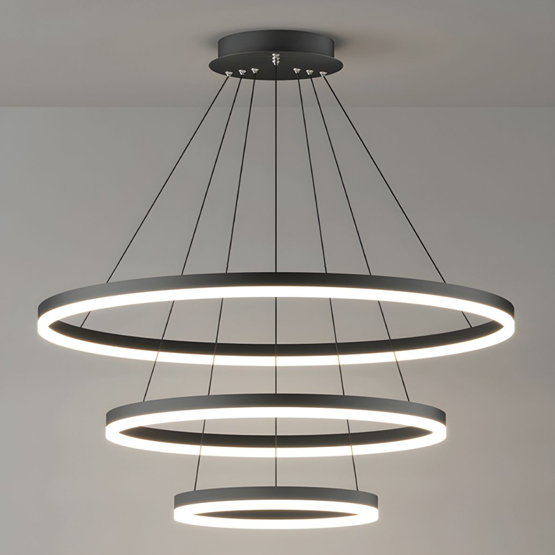 sliver chandelier