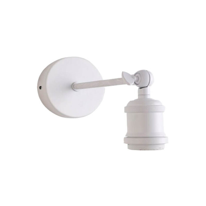 white light fixture wall