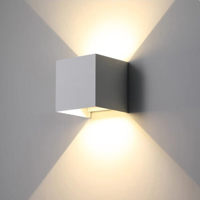 white wall light