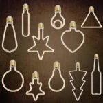 LED filament bulb collection