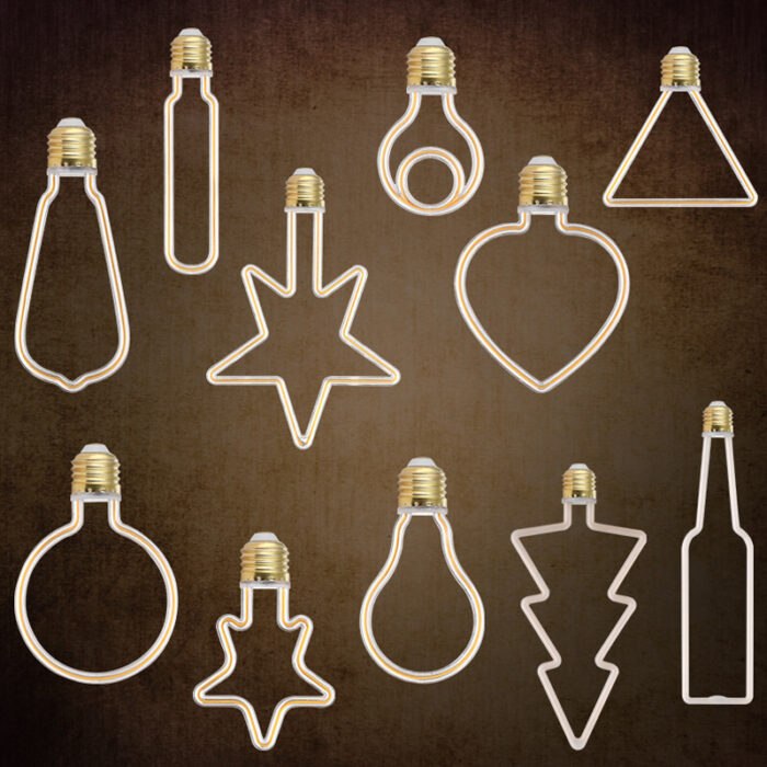 LED filament bulb collection