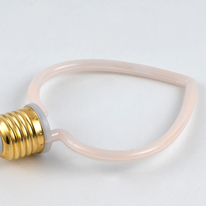 led bulb with heart shaped