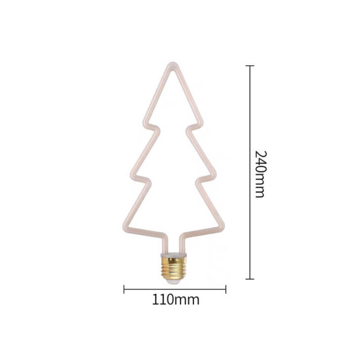 pine shaped light bulb