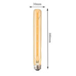amber tube bulb light t300