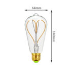 прозрачная лампочка Эдисона