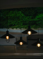 ضوء قلادة الظل المعدنية