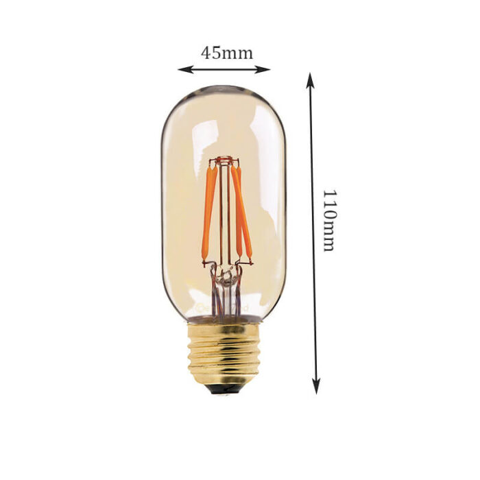 size for t45 led bulb