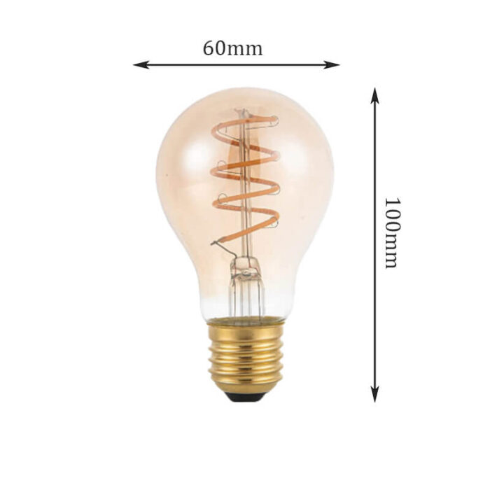 a60 spiral light bulb