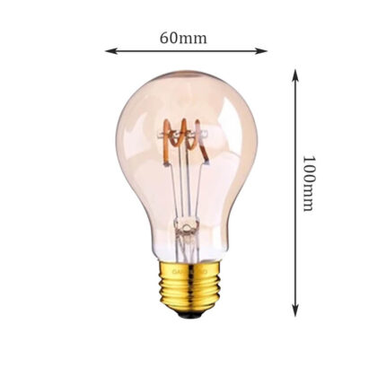 amber edison light A19