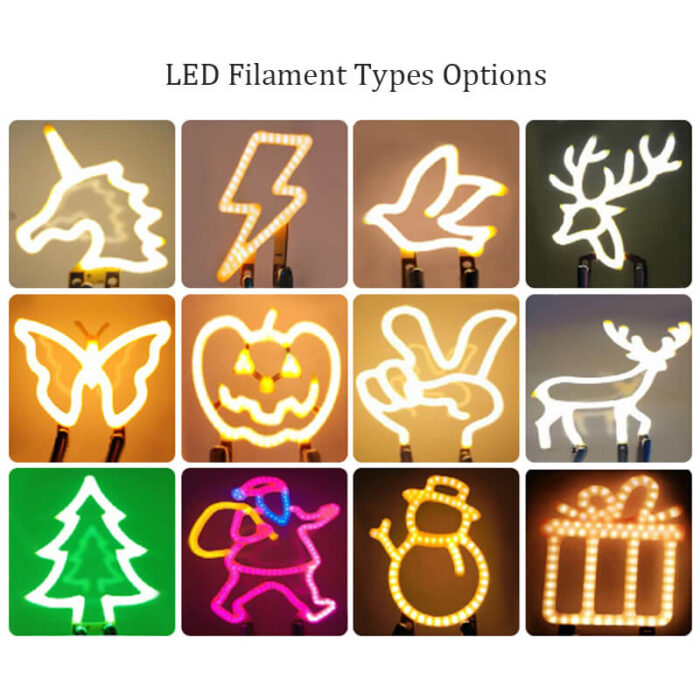 filament shapes options
