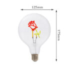 g125 light bulb rose