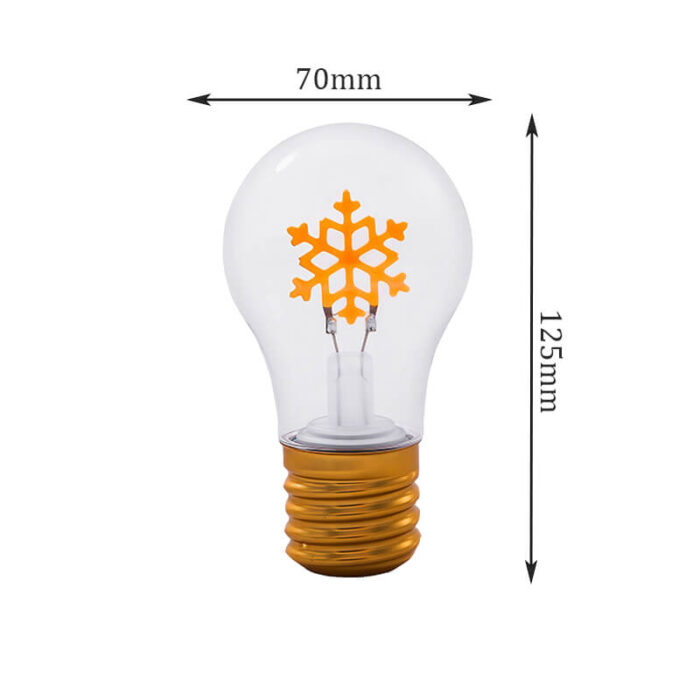 light bulb snow