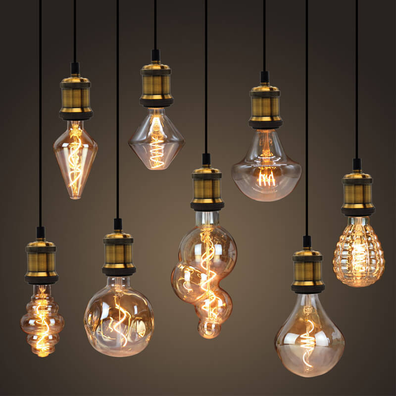 soft filament light bulb