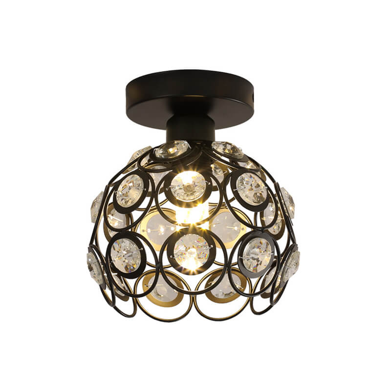 black ceiling lamp
