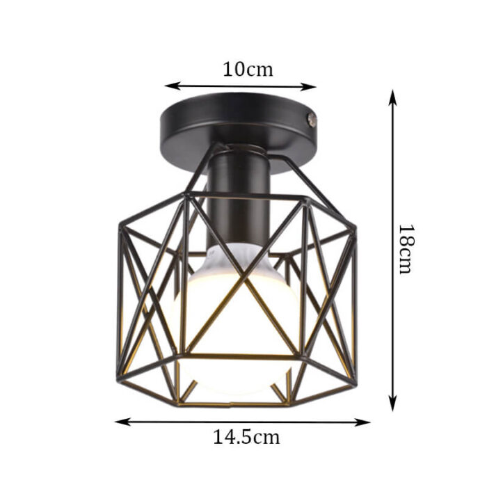 farmhouse black ceiling light 2