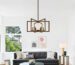 brass chandelier