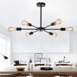 chandelier light black