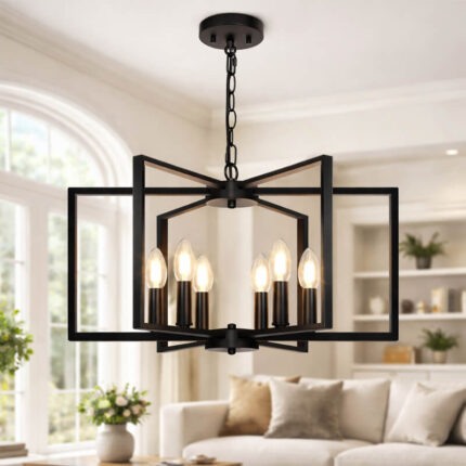 light and chandelier