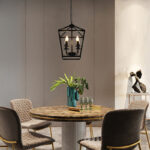 mid century chandelier