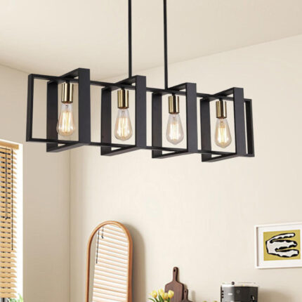 modern black chandelier