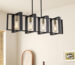 modern black chandelier