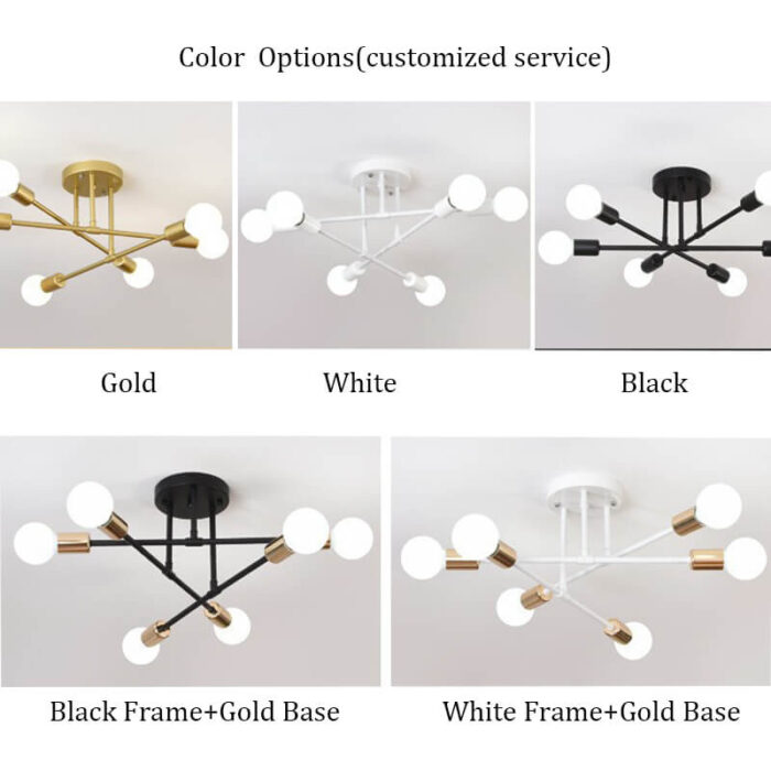 six light chandelier