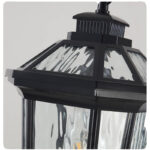 black aluminum chandelier