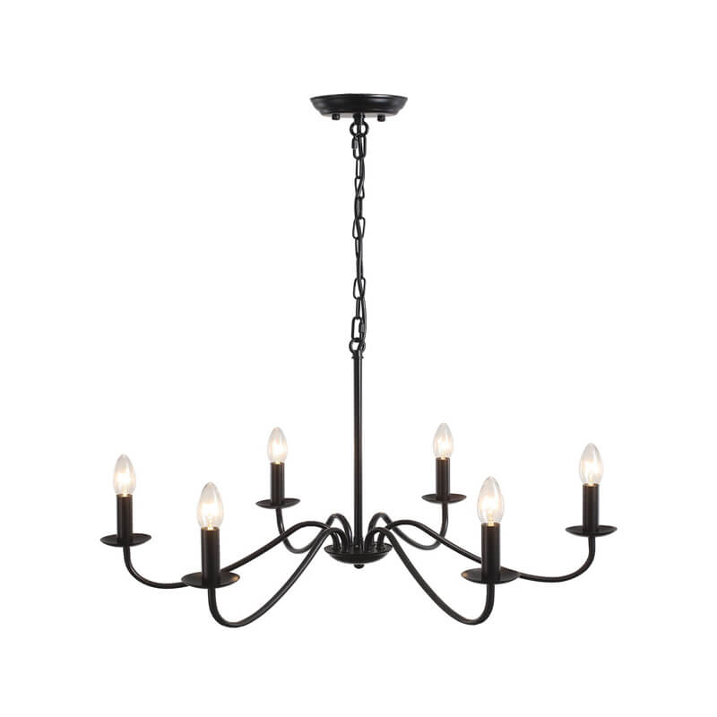 black and gold chandelier
