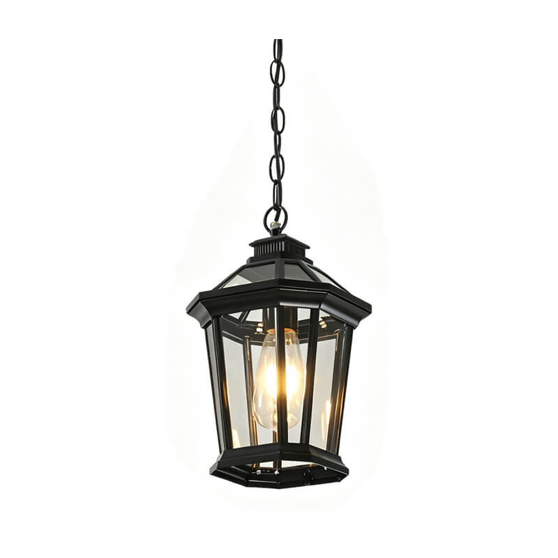 black pendant light