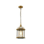 brass chandelier