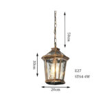 brass light fixture