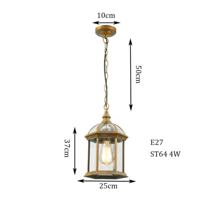 brass pendant light