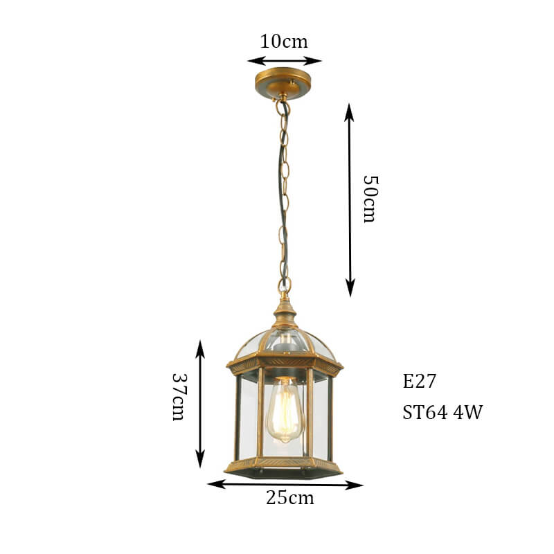 brass pendant light