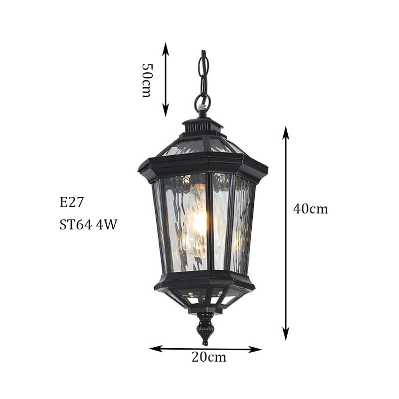hard glass chandelier