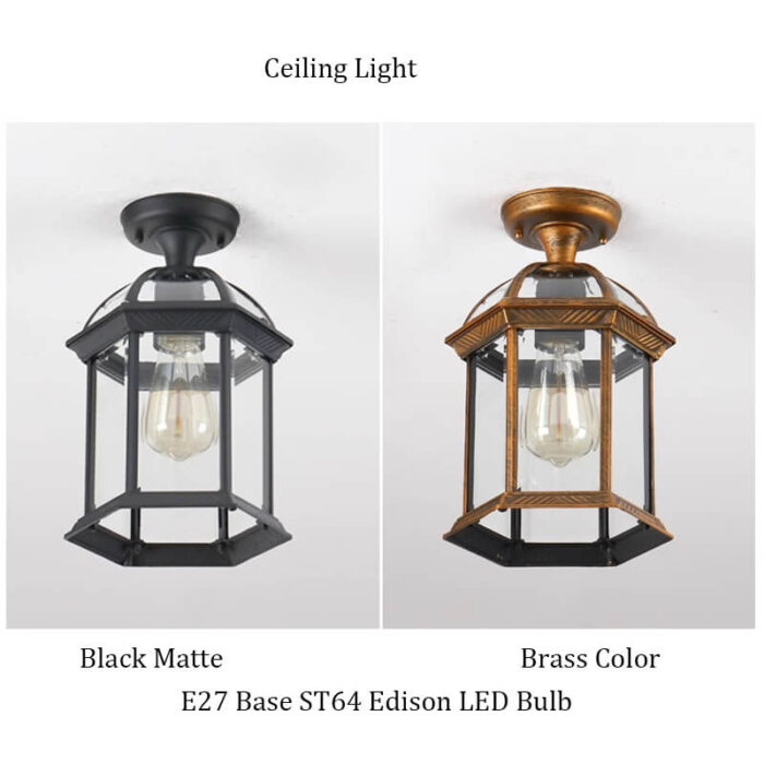 metal ceiling lamp