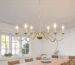 minimalist chandelier