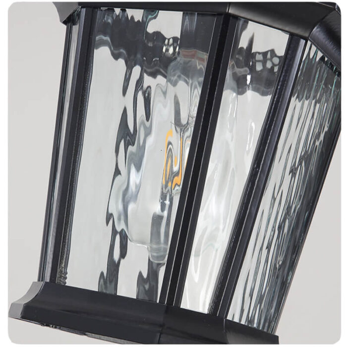 outdoor chandelier detail