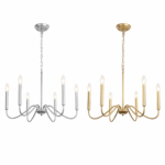 silver chandelier