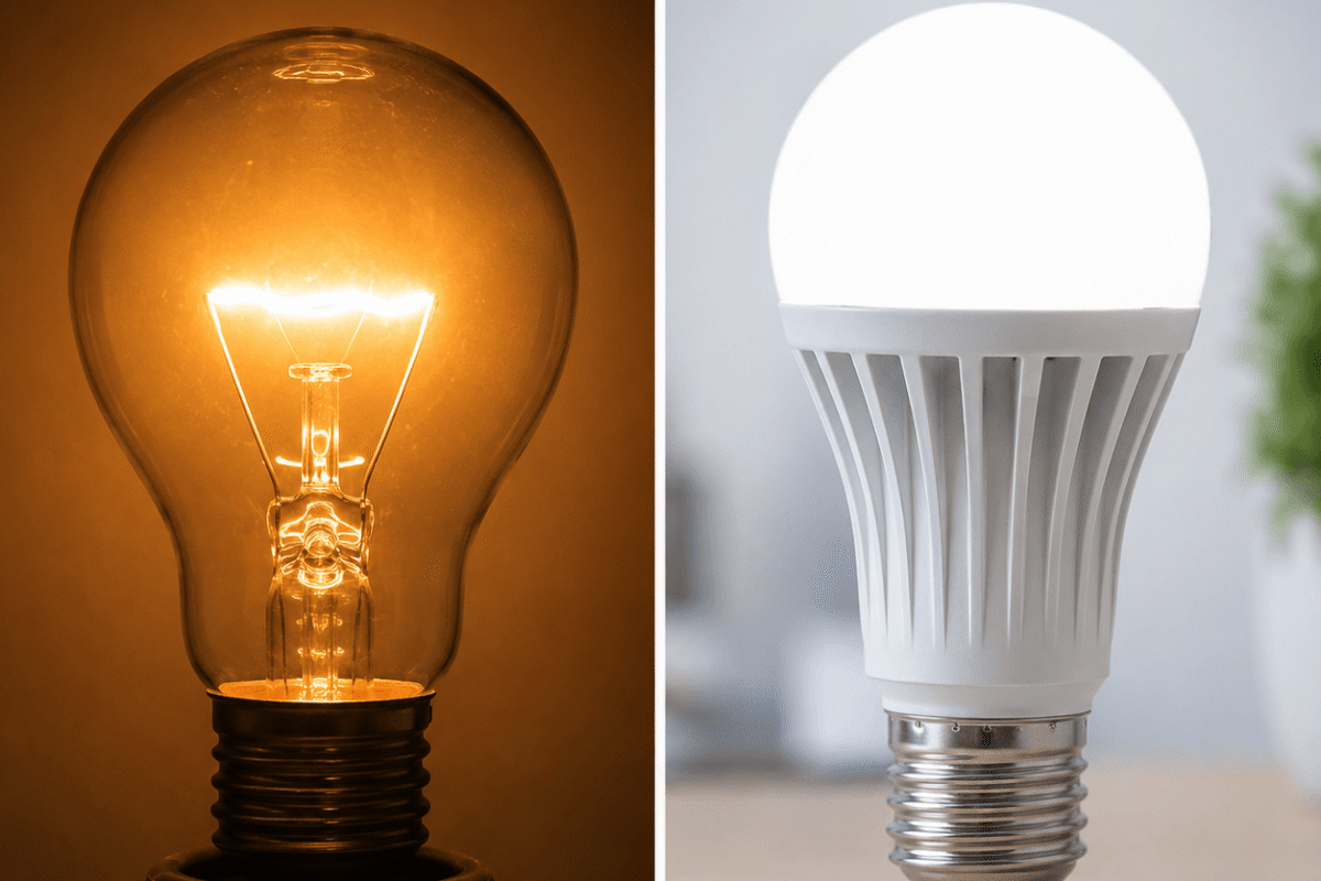 incandescent bulb VS led bulb